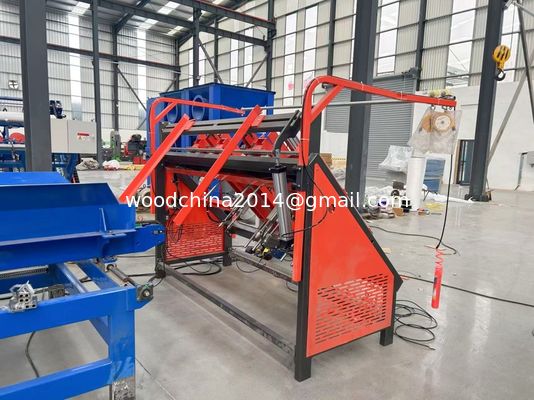 Semi-automatische houten pallet nagelmachine / Euro-blok pallet productielijn