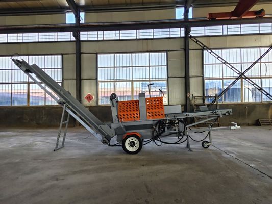 Landbouwhoutwerkhoutsplitser met 15 pk benzinemotor en 4800 tpm zaagmotor