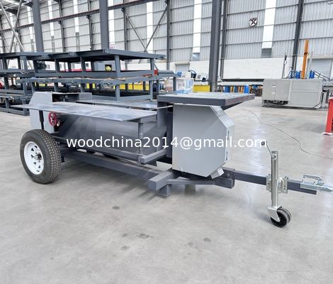 Mobiel houtpallet ontmantelen zaagmachine houtbak pallet snijden splitsing recycling machine