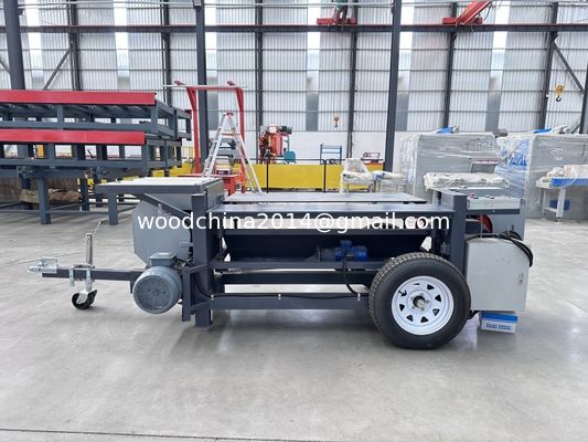 Mobiel houtpallet ontmantelen zaagmachine houtbak pallet snijden splitsing recycling machine