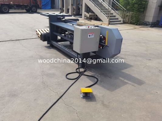 Mobiel houtpallet ontmantelen zaagmachine houtbak pallet snijden splitsing recycling machine