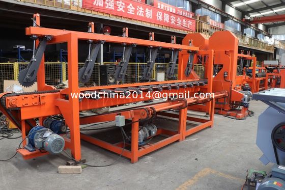Invertervoeding Automatische dubbele kopbandzaagmachines Twin Verticale bandzaag voor hout