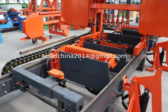 Volledig automatische horizontale hydraulische bandzaagmachine voor 1000 mm hout