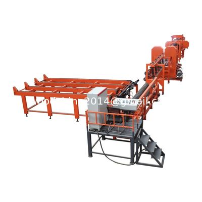 Volledig automatische gezaagde houtzaagmachine Verticale houtzaagmachine Productielijn Hout snijmachine