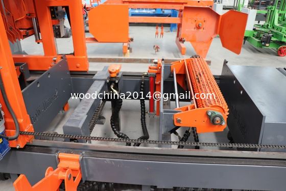 Volledig automatische horizontale hydraulische bandzaagmachine voor 1000 mm hout