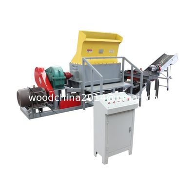 Hoog efficiënte palletcrusher palletcrusher machine hout pallet snijmachine