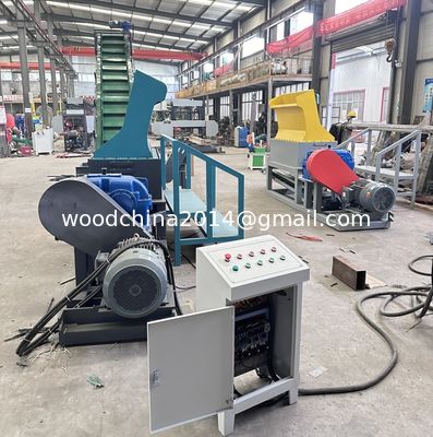 Hoog efficiënte palletcrusher palletcrusher machine hout pallet snijmachine