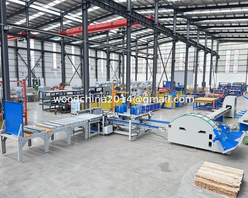 Houten planken Hout stapelmachine Automatische pallet Houten planken Transport stapelmachine