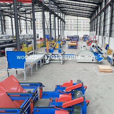 Houten planken Hout stapelmachine Automatische pallet Houten planken Transport stapelmachine