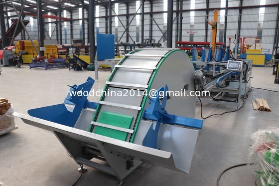Houten planken Hout stapelmachine Automatische pallet Houten planken Transport stapelmachine