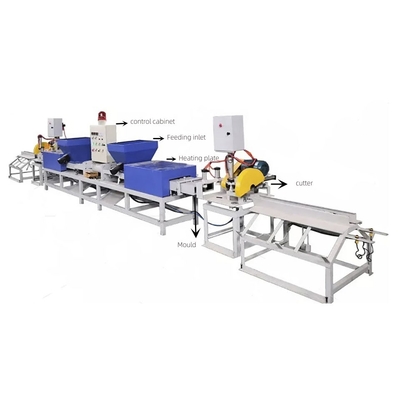 Gecomprimeerde Houtzaagsel Heet Extruder Automatische Houten Palletblokken Productielijn Machine