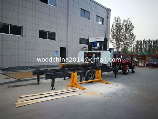 Automatische Hydraulische van de de Bandzaagmolen van de Lintzaagmachine Houten de Machine Draagbare Zaagmolen