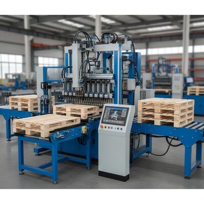 Volledig automatische cnc-palletnagelmachine met intelligent besturingssysteem en hoge snelheidsnagelvermogen