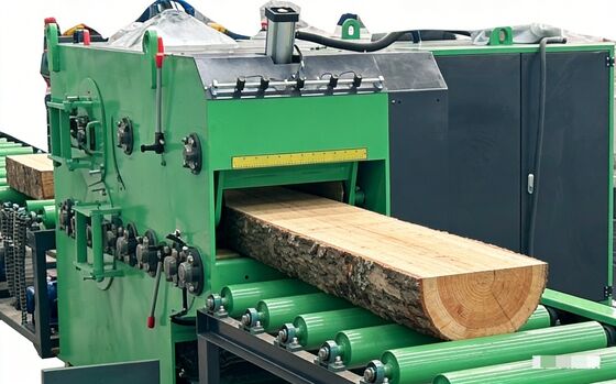 Heavy Duty Multi-Rip Zaag met verstelbare voersnelheid.