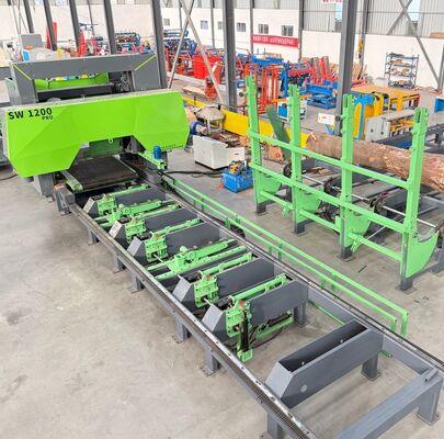 Horizontale bandzaag Hydraulische zaagmachine SW1000HD Automatische houtsnijmachine