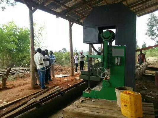Dia. 1200mm zagende CNC Automatische het Voeden Verticale Bandzaagmolen met Logboekvervoer
