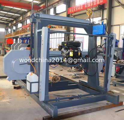 Hout horizontale band zaagmolen band zag machine diesel draagbare zaagmolen te koop