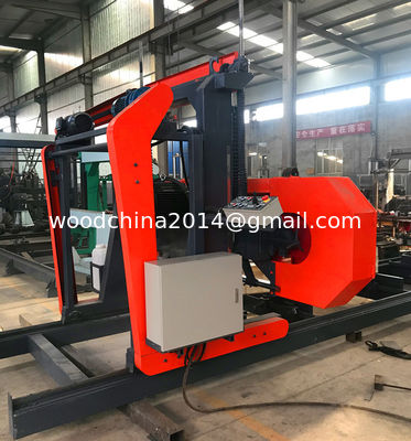 CNC draagbare bandzaagmachine voor houtzagen, automatische houtbandzaag