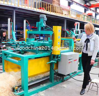 Horizontale fabriek met grote capaciteit Direct China Firelighter Houtwolmachine