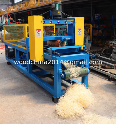 50-150 kg/uur Houtwolmachine Houtwol scheermachine voor houtwol vuurstokken touw
