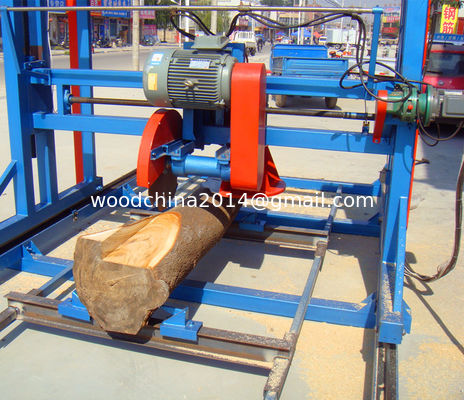 380v Double Saw Blade Angle Portable Swing Blade Sawmill DS 2000 Te koop