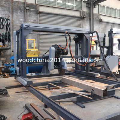 380v Double Saw Blade Angle Portable Swing Blade Sawmill DS 2000 Te koop