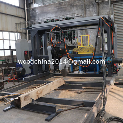 380v Double Saw Blade Angle Portable Swing Blade Sawmill DS 2000 Te koop