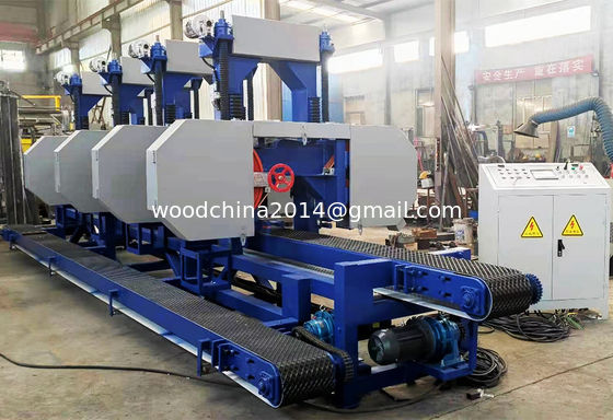 Bosboom Hout Elektrische Verticale Bandzaagzaagmachine Computerized Verticale Bandzaagmachine
