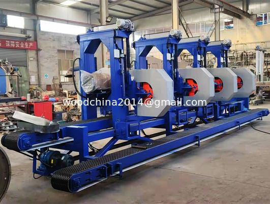 Horizontale Saagband Zaagmachine Meerdere lemmen Houtzaagmachine in hot sale