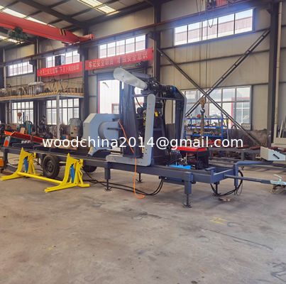 Van de diesel van de de Molen Mobiele Houten Molen Logboeklintzaag Hydraulische Houten de Bandzaagmolen voor Hout
